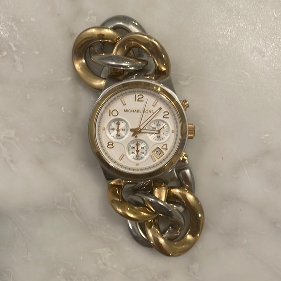 MICHAEL Michael Kors Accessories - Michael Kors chain link bracelet watch